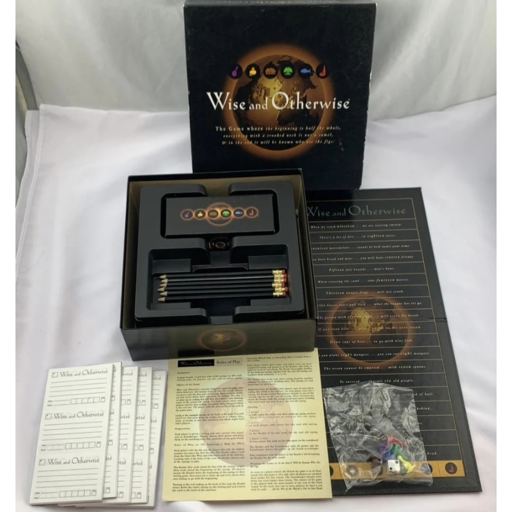 Wise & Otherwise Board Game 1997 - Picture 1 of 2